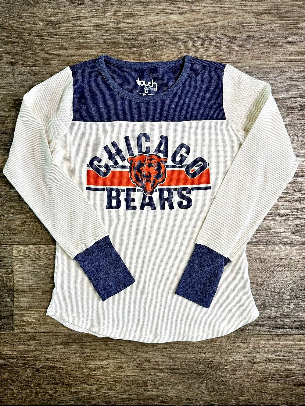 Touch by Alyssa Milano Chicago Bears Thermal Long Sleeve T-Shirt Thermal Womens